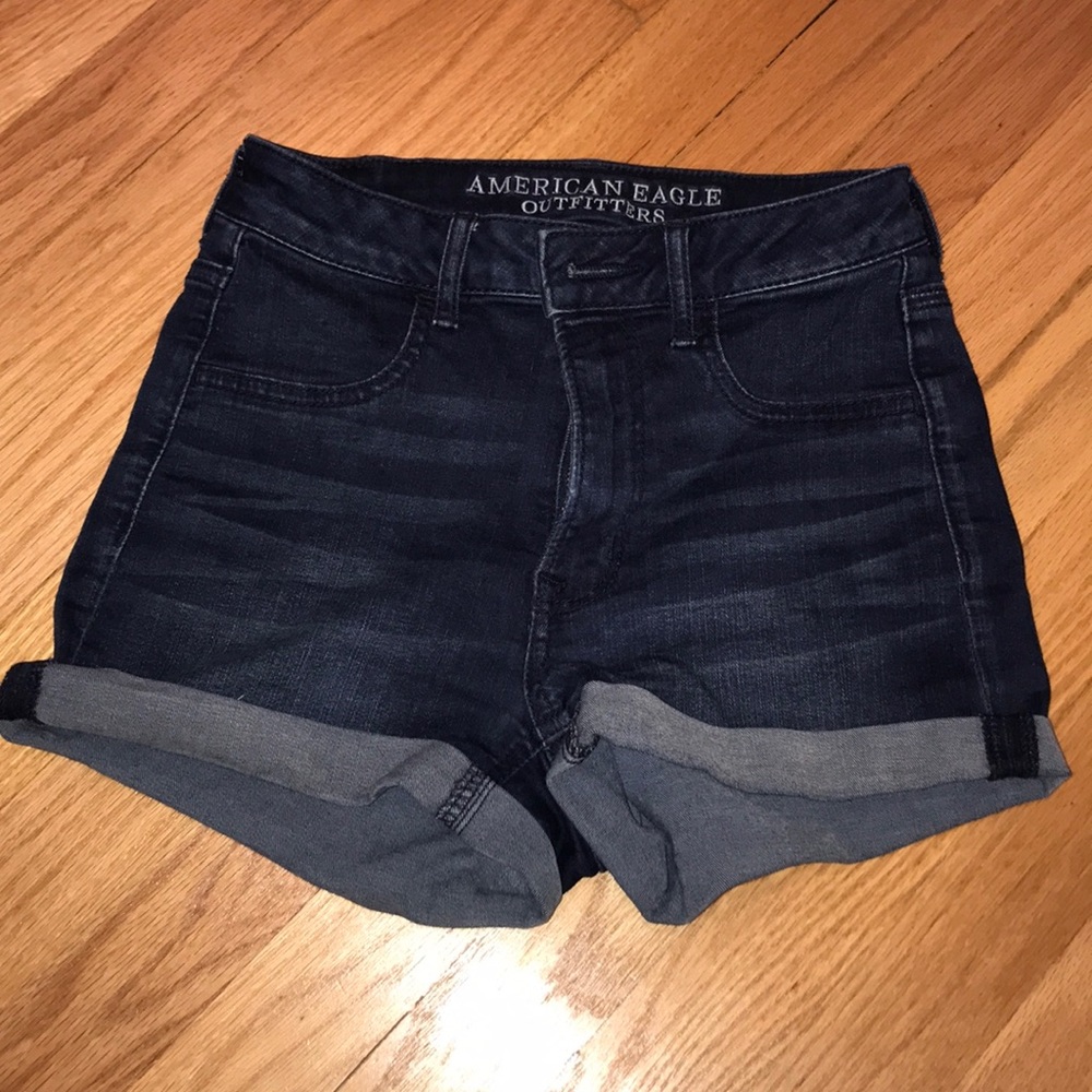 American Eagle High Waisted Denim Shorts